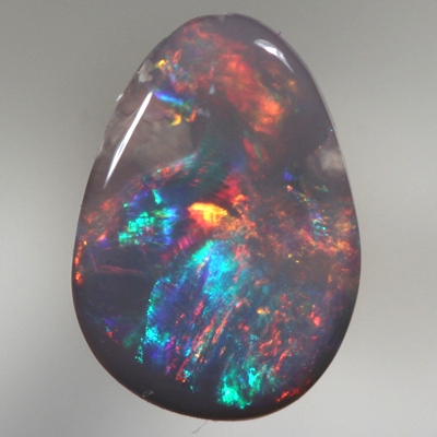 SOLID SEMI BLACK OPAL Bright rich fire